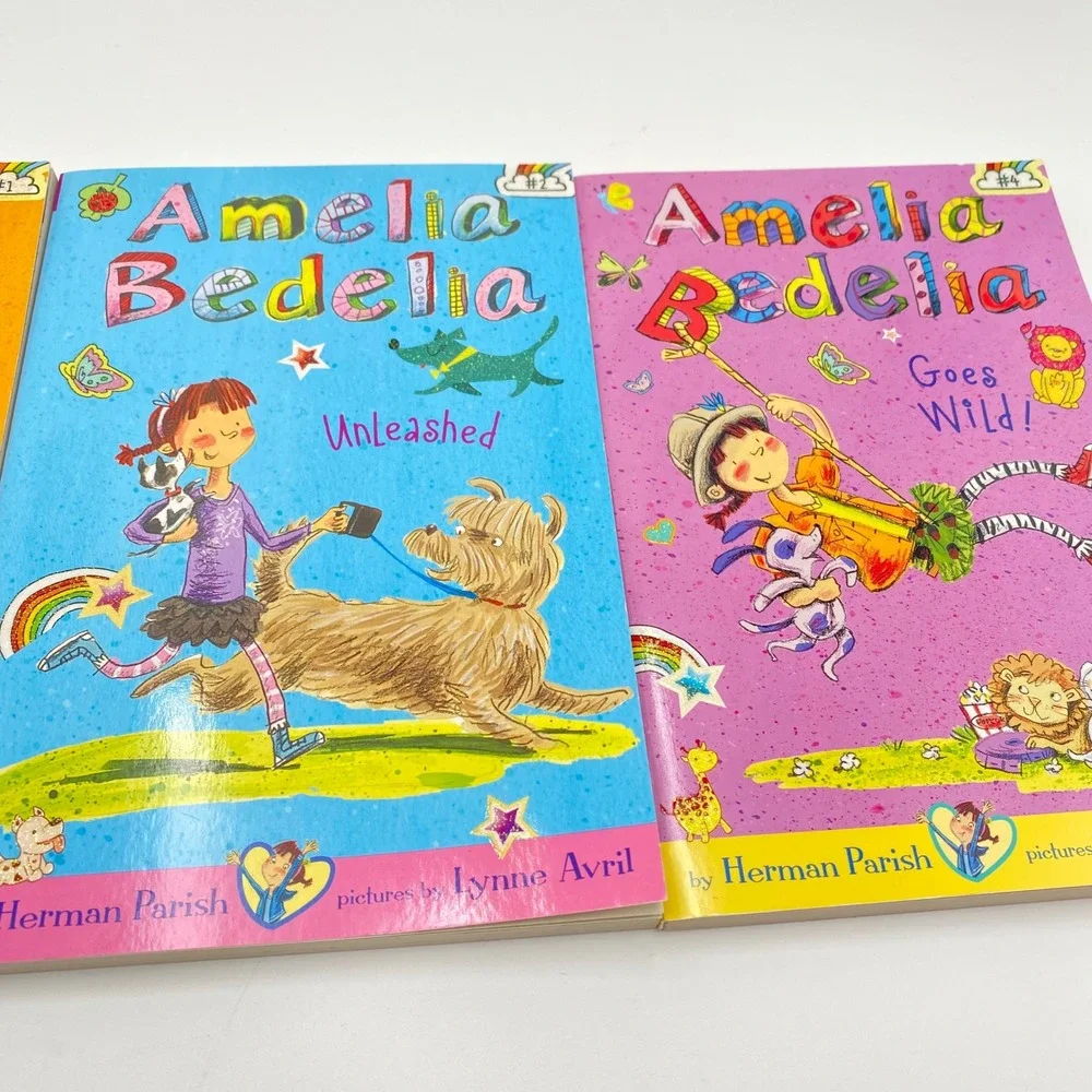 Amelia Bedelia Kids Chapter Books Set Means Business‎ Unleashed Goes Wild Parish